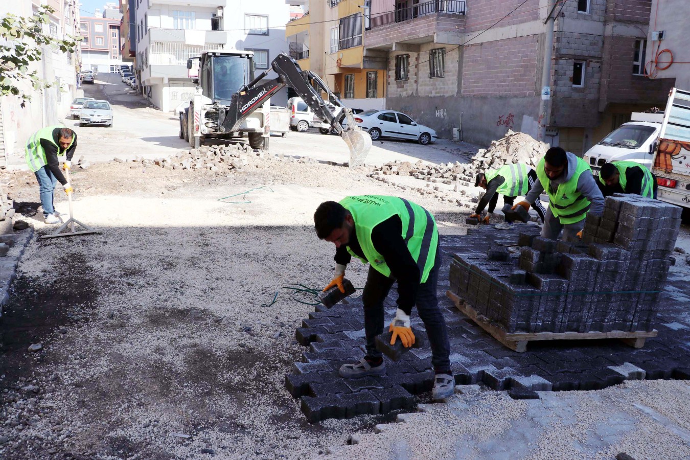 Hummalı üstyapı çalışmaları sürüyor;