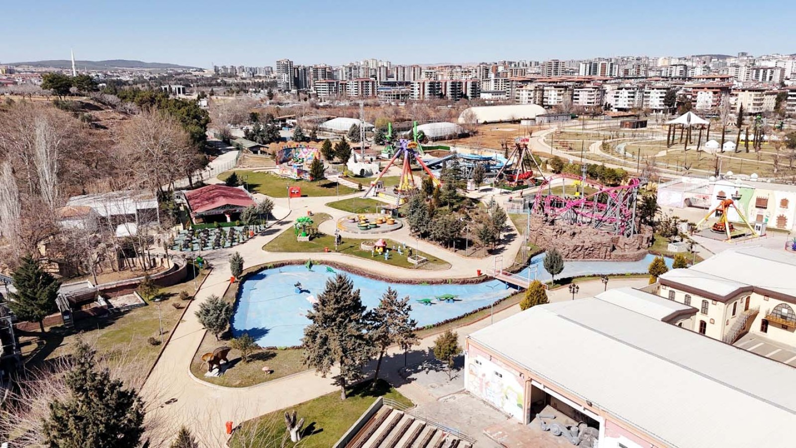 Gaziantep Büyükşehir temaparkı tekrar hizmete açıldı