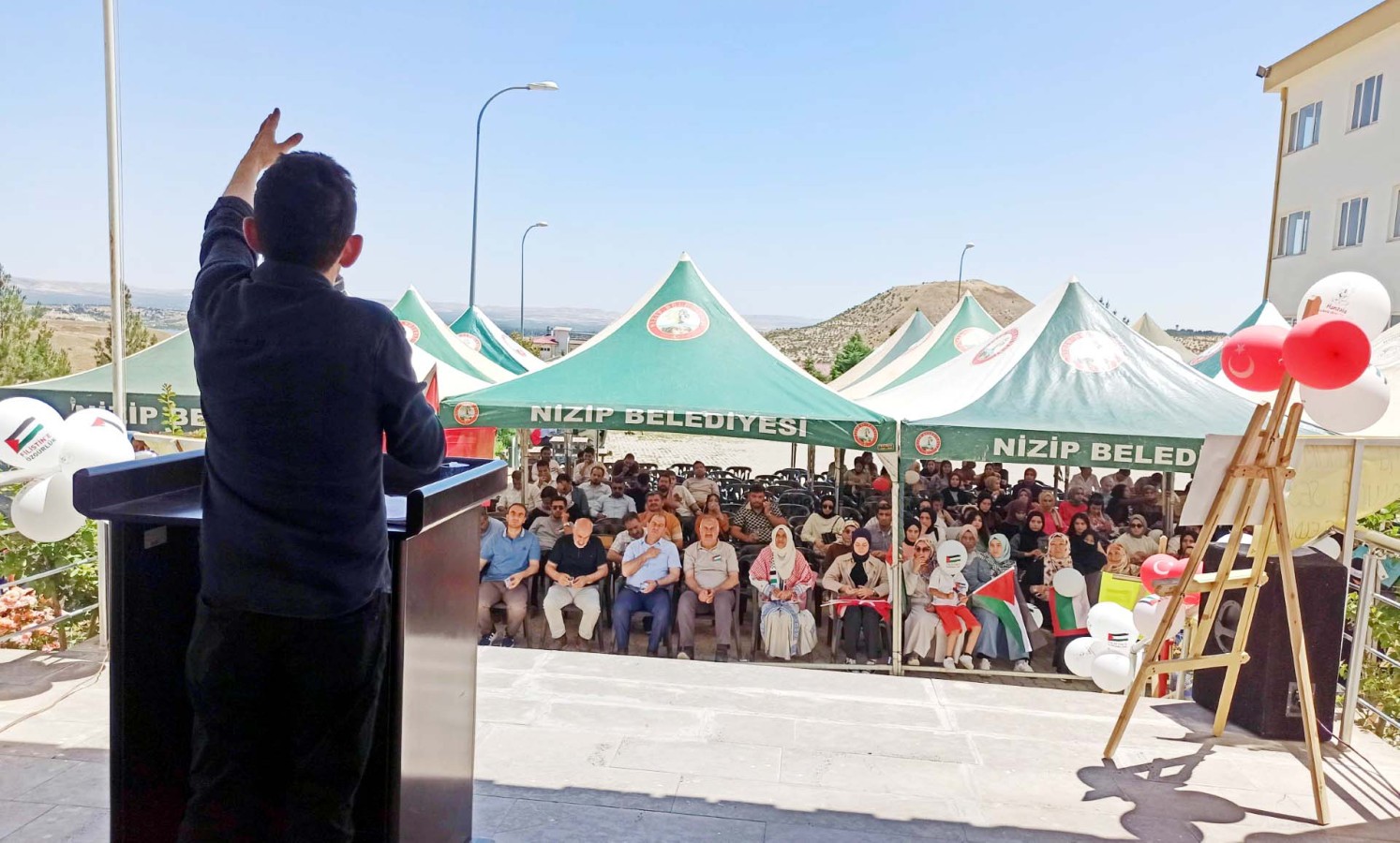 Üniversitelilerden İsrail protestosu;