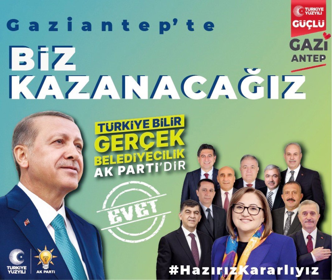 AK Parti Seçim İlanı;