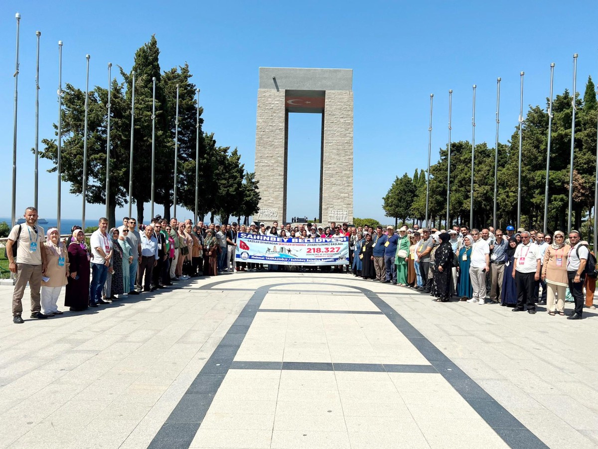 Gazi torunları şehitler diyarında;